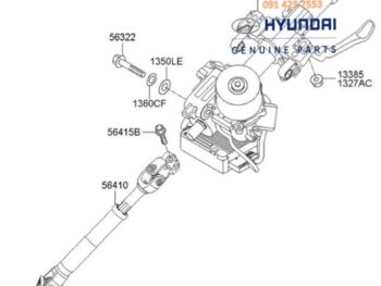 Cọc Lái Điện Xe Kia Cerato 2014 Chính Hãng