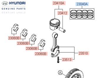 Séc măng cos 0 xe SantaFe 2015 chính hãng #230402G200
