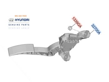 Chân Ga Có Cảm Biến xe i10 Chính Hãng