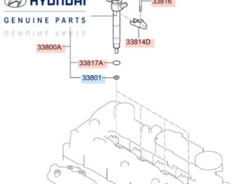 Đệm Kim Phun Nhiên Liệu Xe SantaFe máy Dầu Chính Hãng