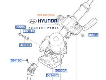 Mô Tơ Trợ Lực Lái Xe i10 Chính Hãng