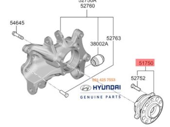 Cụm Bi Moay Ơ Xe Sedona Chính Hãng