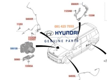 Bộ Điều Khiển Phanh ABS Xe Santafe 2024 Chính Hãng